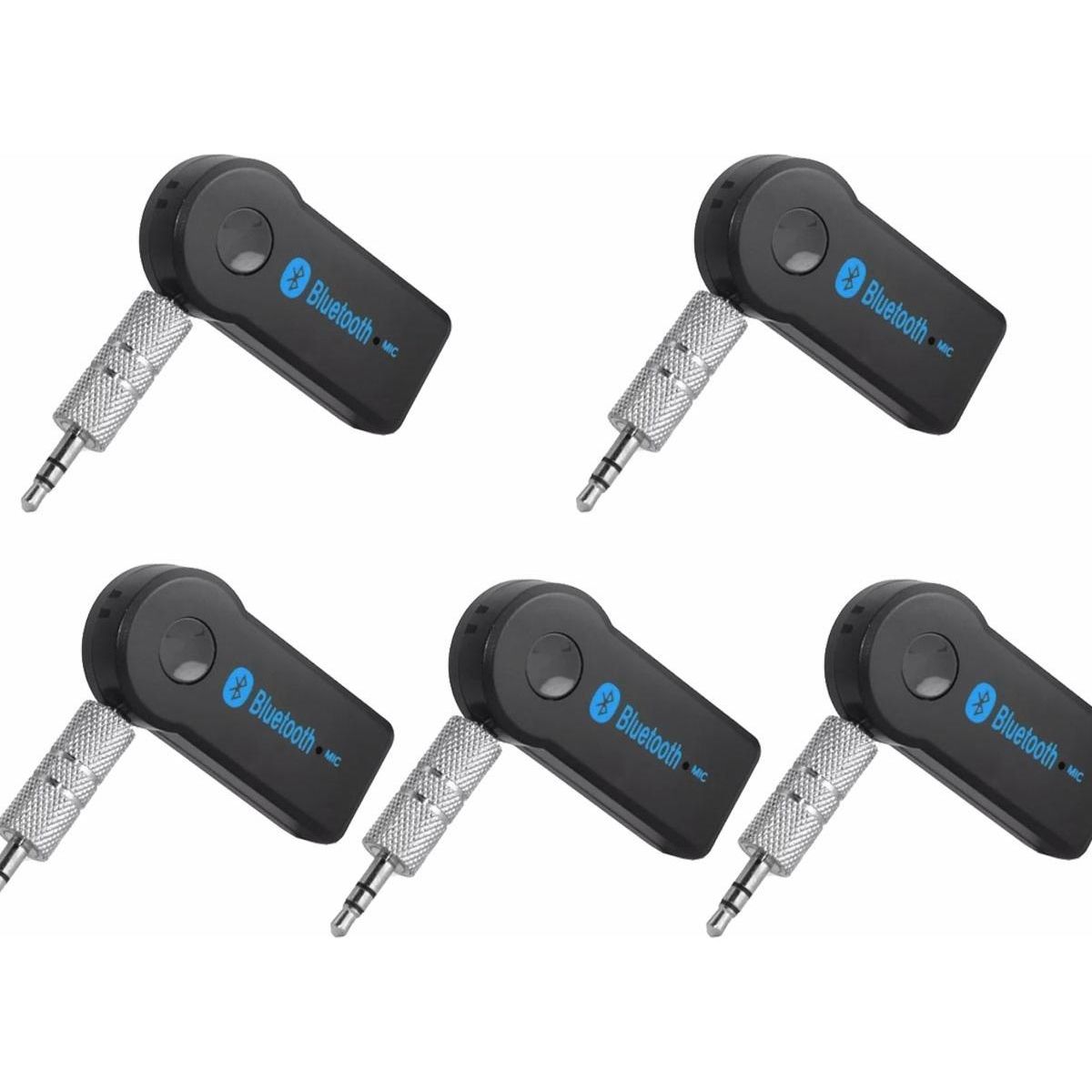 GENERICO - Pack de 5 Adaptadores Bluetooth 35mm para Audio