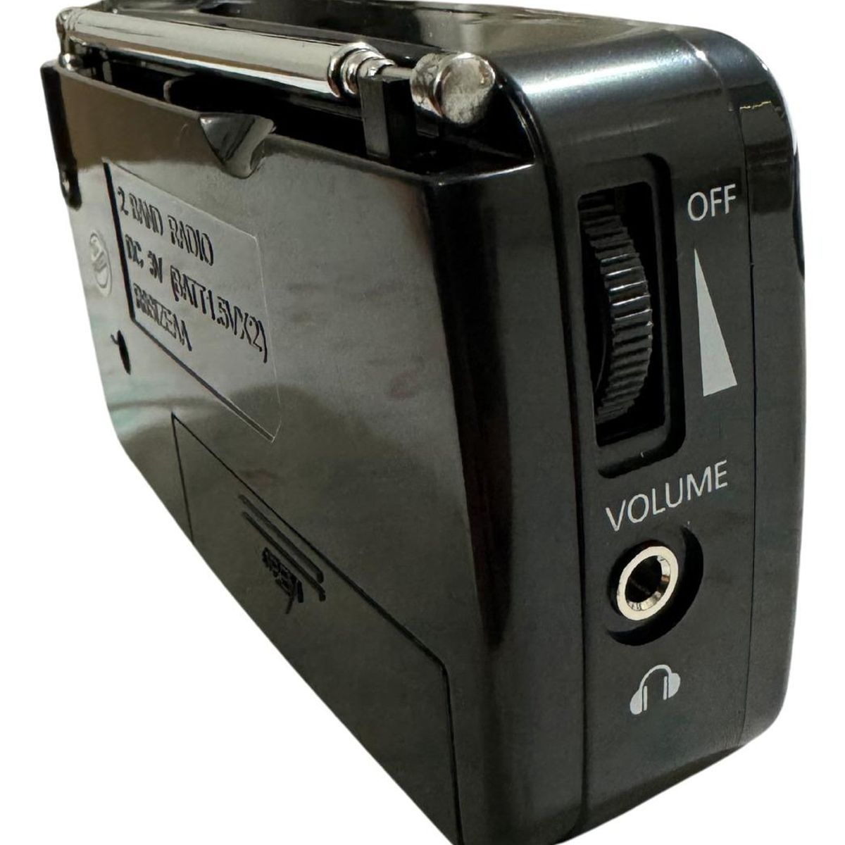 GENERICO - Radio Portátil Analógico AMFM Compacta y Ligera con Pilas