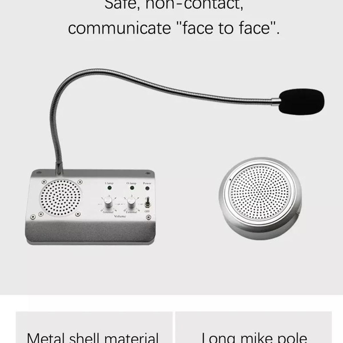 GENERICO - Intercomunicador Bidireccional para Bancos y Cajas