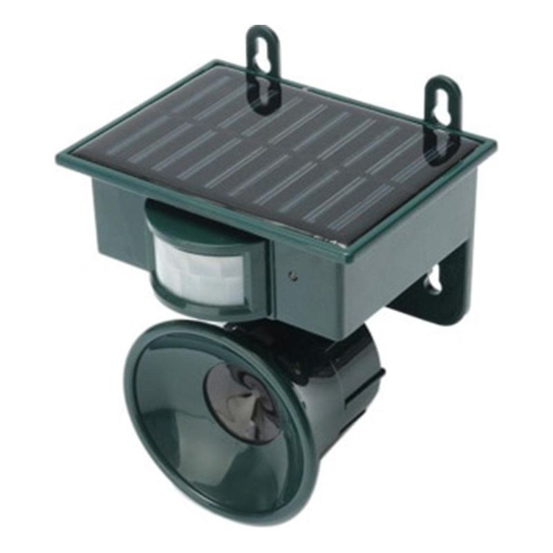 GENERICO - Repelente Ultrasonido Solar para Gatos Perros y Aves