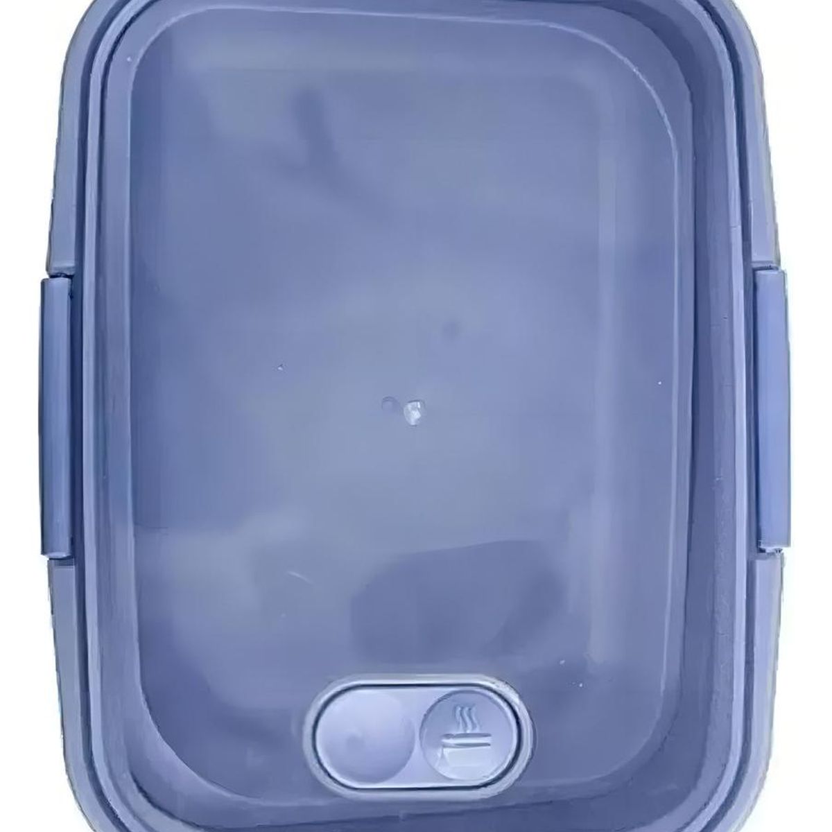 GENERICO - Contenedor Hermético de Comida Azul con Cubiertos Incluidos