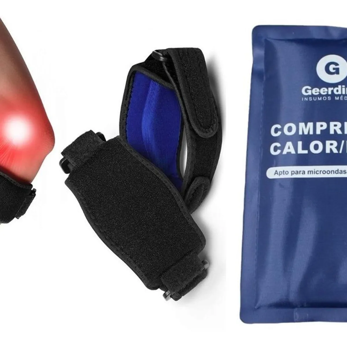 GENERICO - Soporte para Codo con Compresa Calor-Frío para Tendinitis