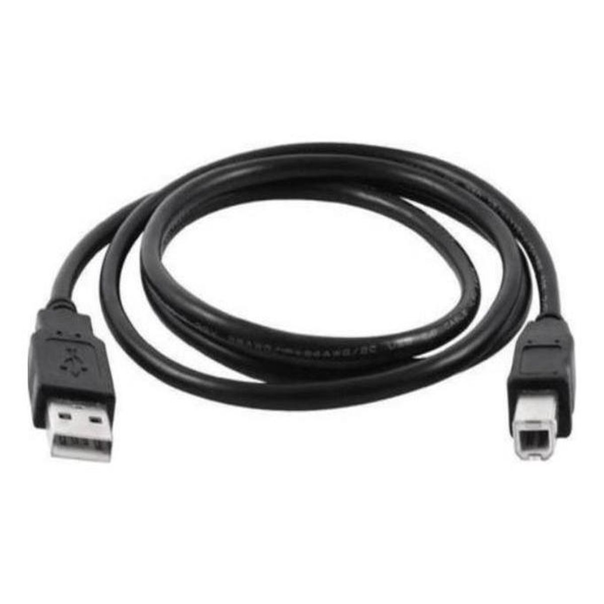 GENERICO - Cable USB 20 AB de 1.5m para Impresoras Negro