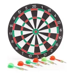 GENERICO - Kit de Dardos Reversible 36 cm con 6 Dardos Incluidos