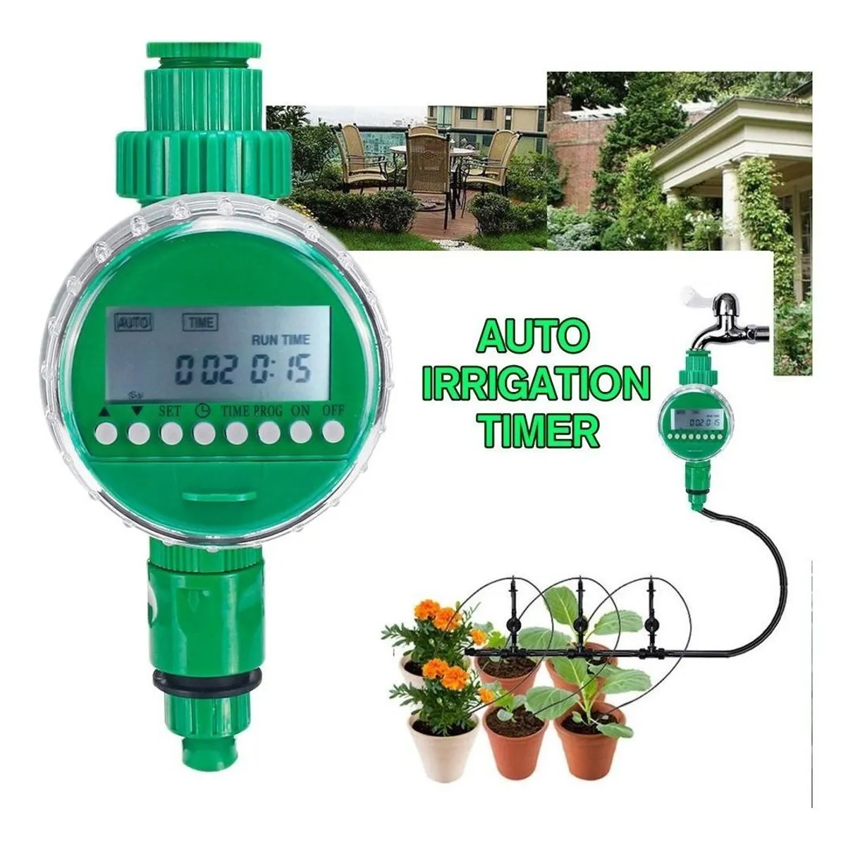 GENERICO - Programador de Riego Automático Digital para Jardín