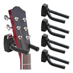 GENERICO - Pack de 4 Soportes de Pared para Instrumentos