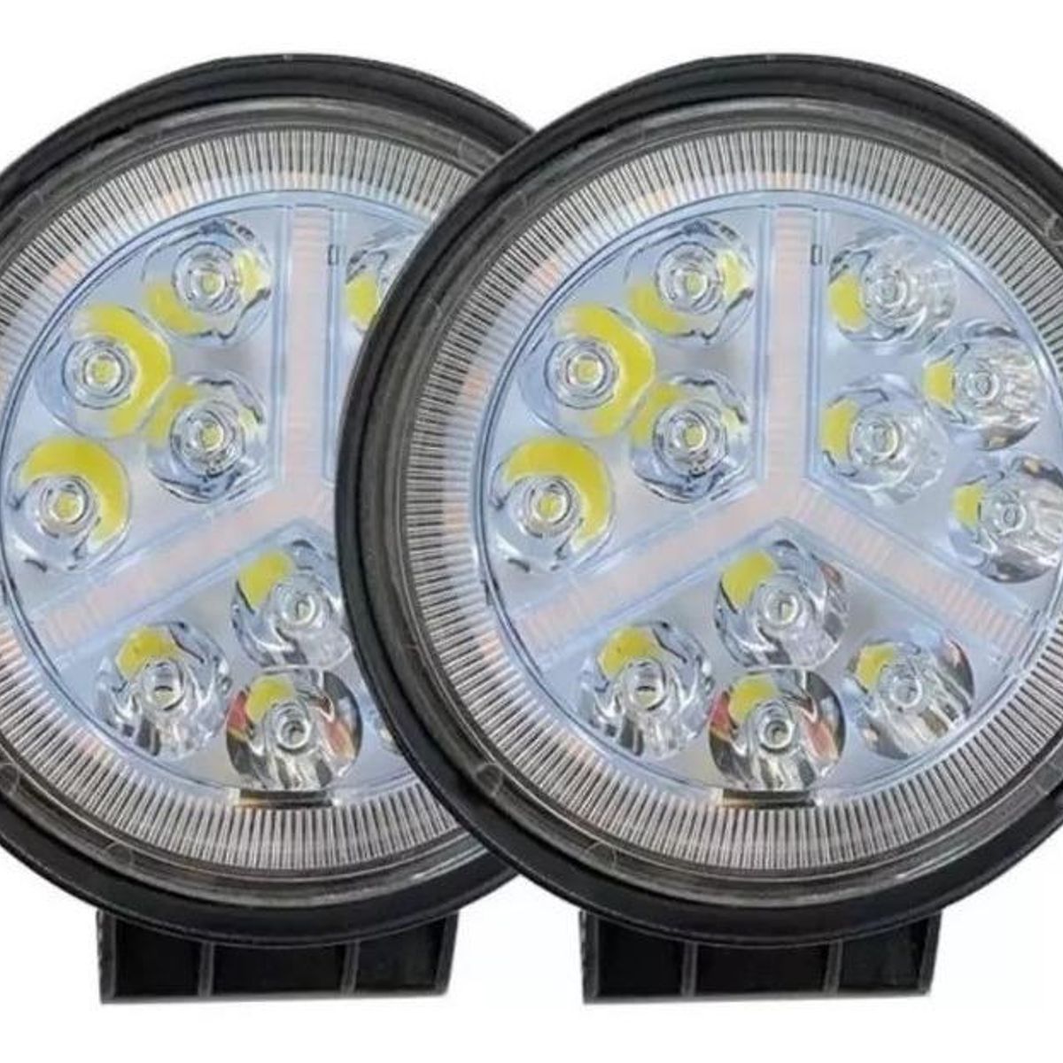 GENERICO - Pack de 2 Luces LED Bicolor 54W para Vehículos