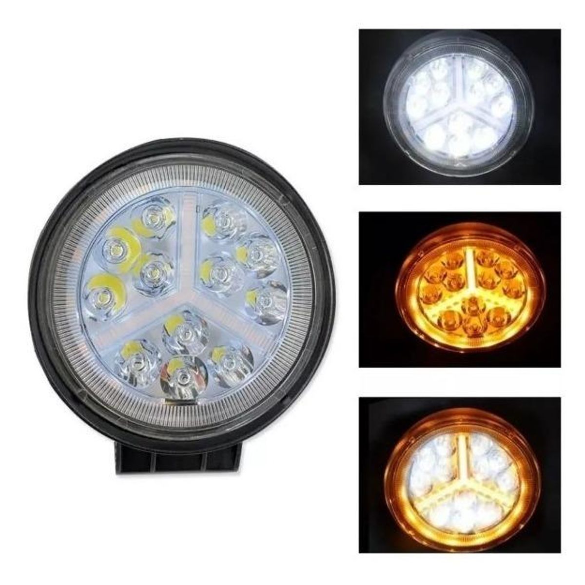 GENERICO - Pack de 2 Luces LED Bicolor 54W para Vehículos