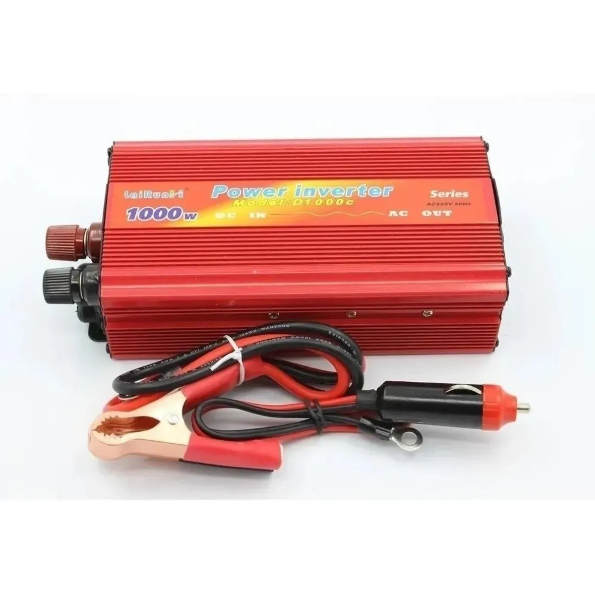 GENERICO - Inversor de Voltaje 12V a 220V 1000W - Cargador T25