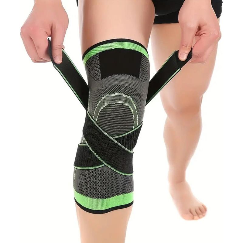 GENERICO - Venda Elástica Ajustable para Rodilla con Velcro