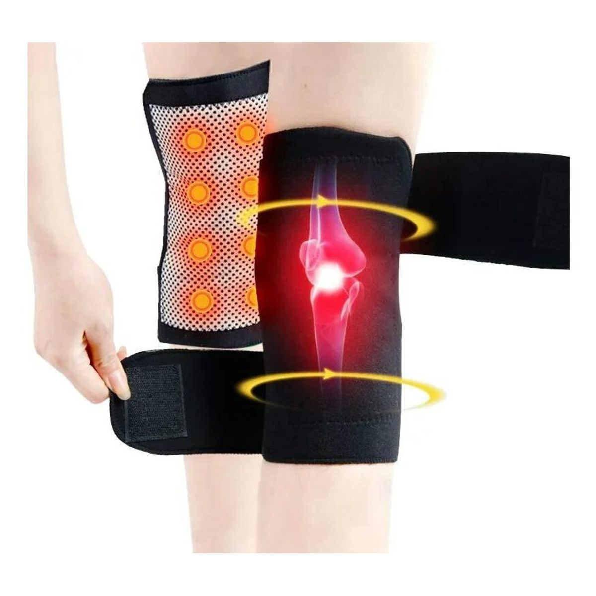 GENERICO - Rodilleras Terapéuticas de Autocalentamiento y Magnetoterapia.-