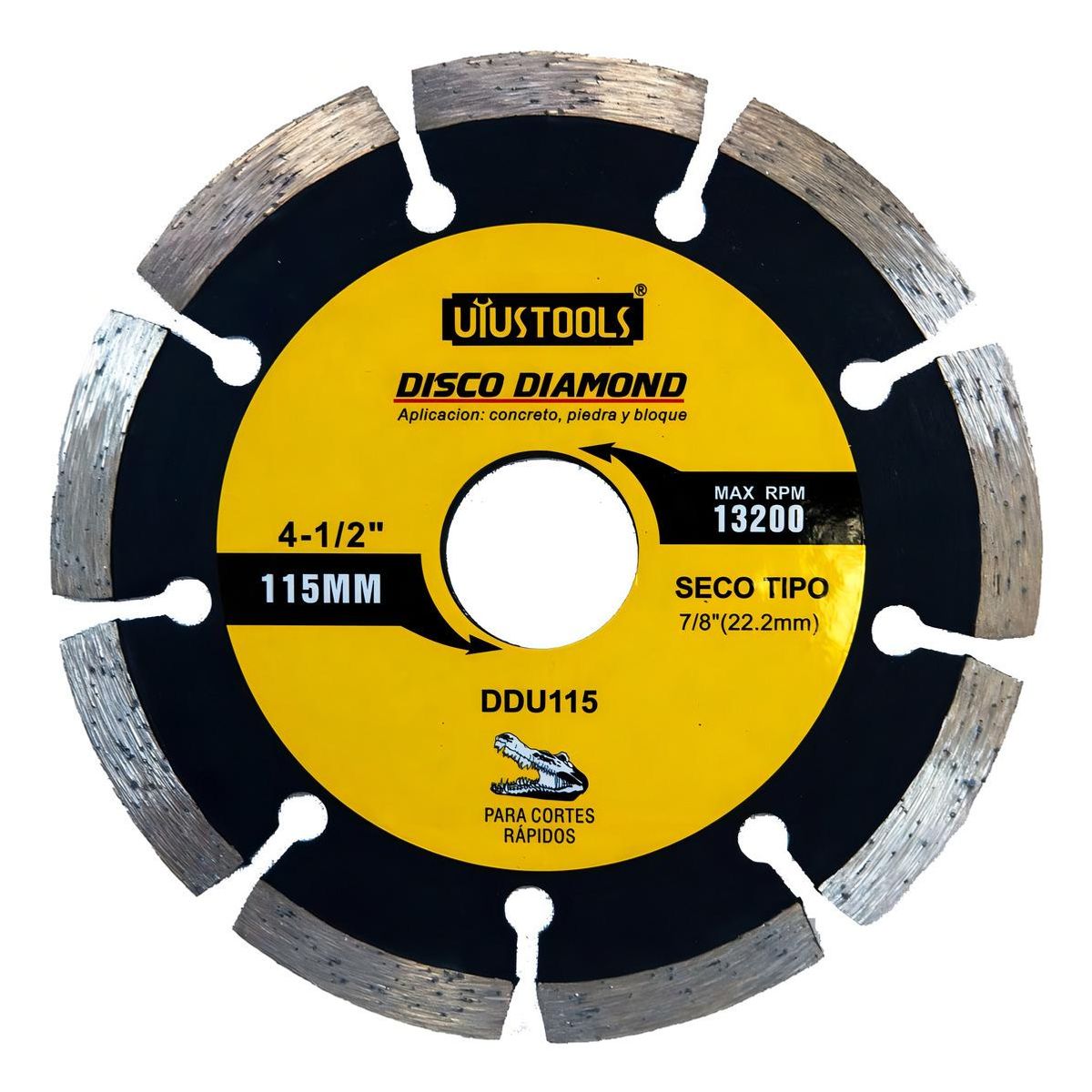 GENERICO - Disco Diamantado para Corte de Cerámica y Concreto 115mm