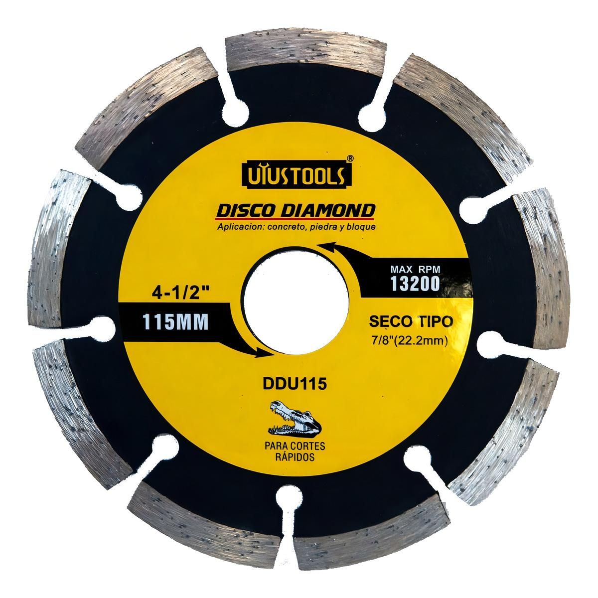 GENERICO - Disco Diamantado para Corte de Cerámica y Concreto 115mm