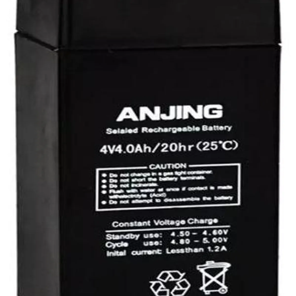 Batería Recargable de Gel 4V 4Ah para Respaldo, marca GENERICO - Foto Principal