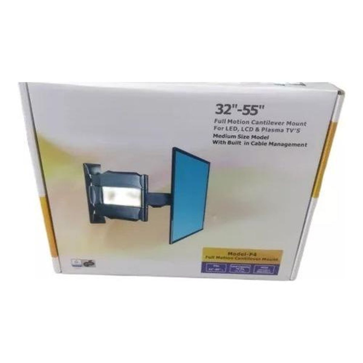 GENERICO - Soporte de TV Brazo Ajustable 32-55 Pulgadas - 35kg