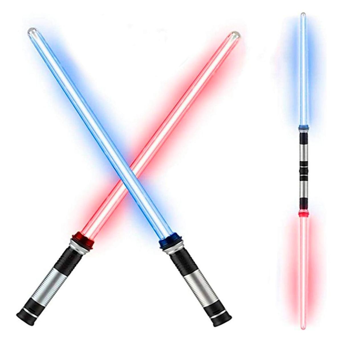 GENERICO - Espada Láser Jedi Star Wars con Luz RGB y Efectos Sonoros