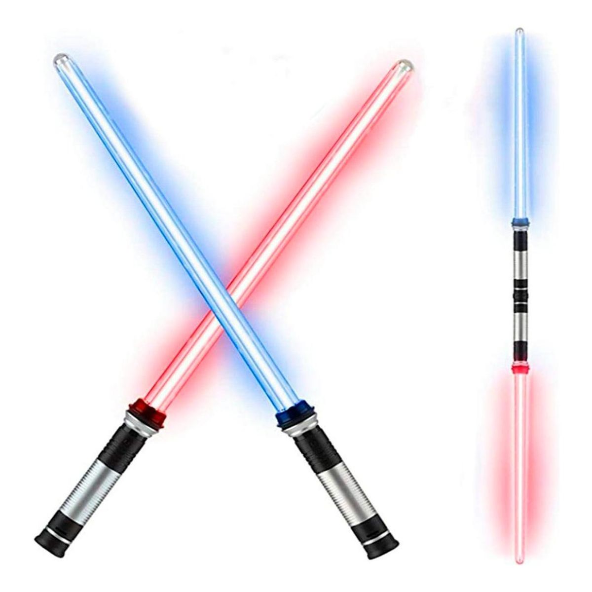 GENERICO - Espada Láser Jedi Star Wars con Luz RGB y Efectos Sonoros