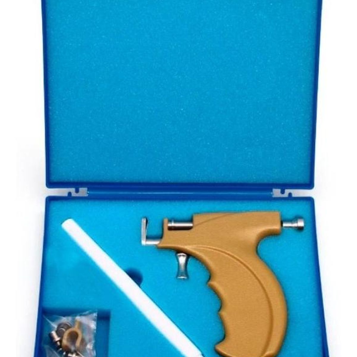 GENERICO - Pistola Perforadora de Oreja de Acero Inoxidable para Aros