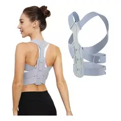 GENERICO - Corrector de Postura Ajustable para Espalda Alivio de Dolor
