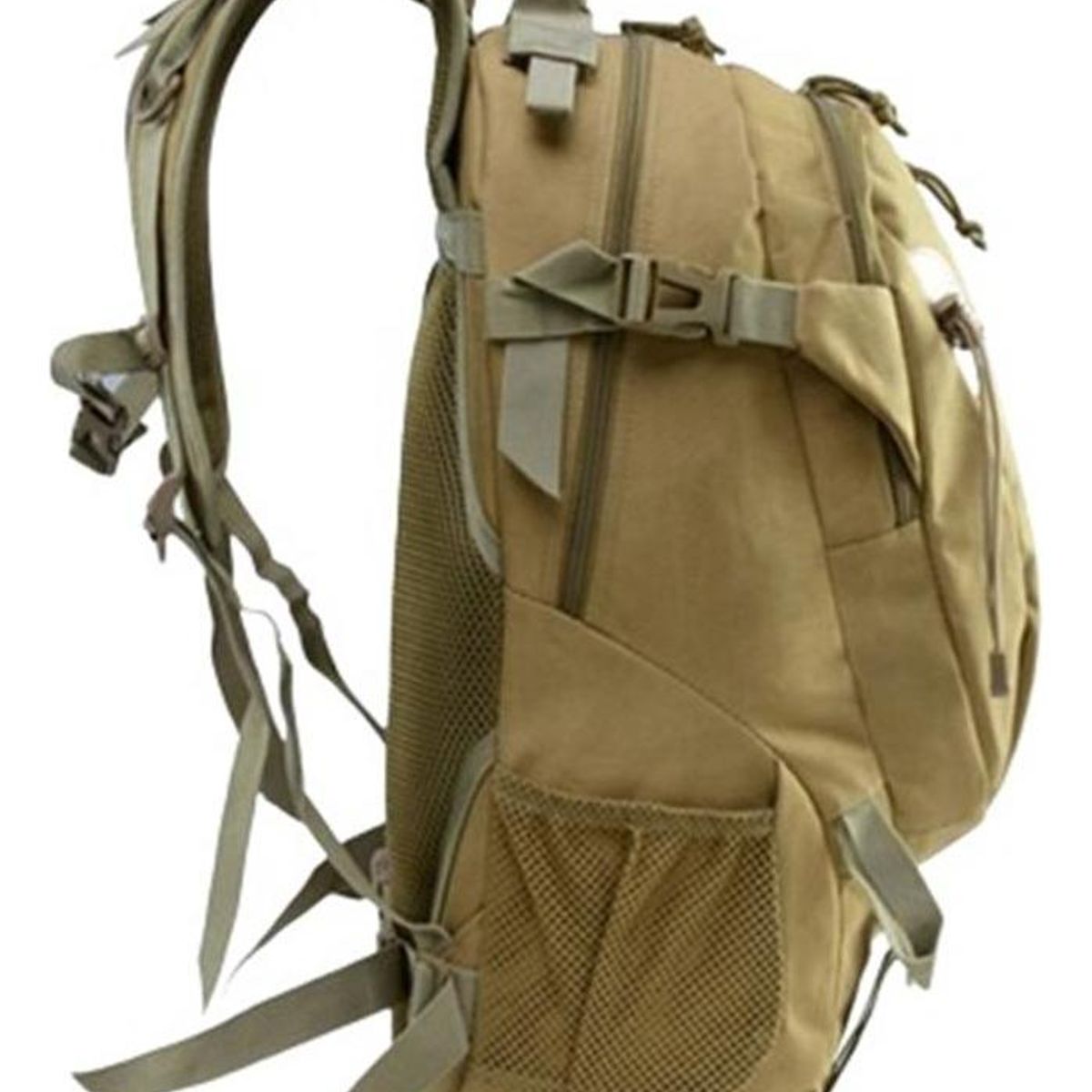 GENERICO - Mochila Táctica Militar 40L en Color Ocre Diseño Resistente.