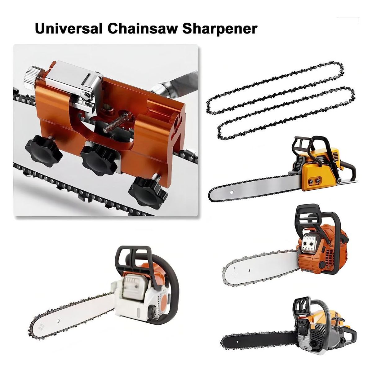 GENERICO - Afilador para Sierras Caladoras y Cadenas de Motosierra
