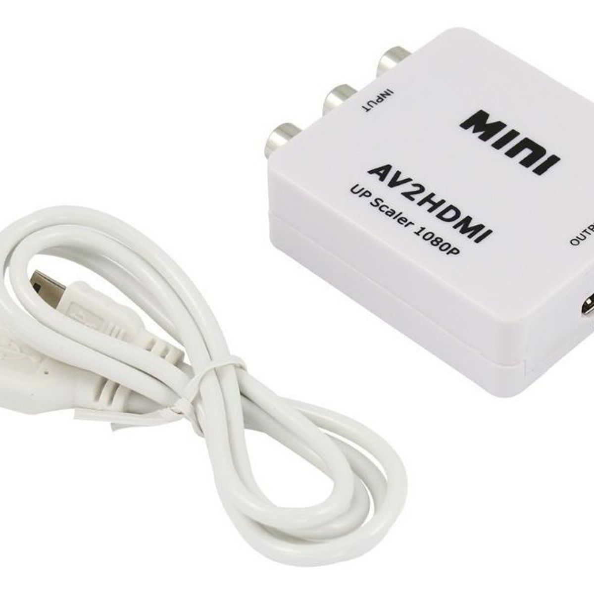 GENERICO - Adaptador RCA AV a HDMI Digital 1080p