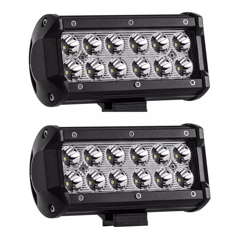 GENERICO - Pack de 2 Focos LED 36W para Barra Neblinera de Auto