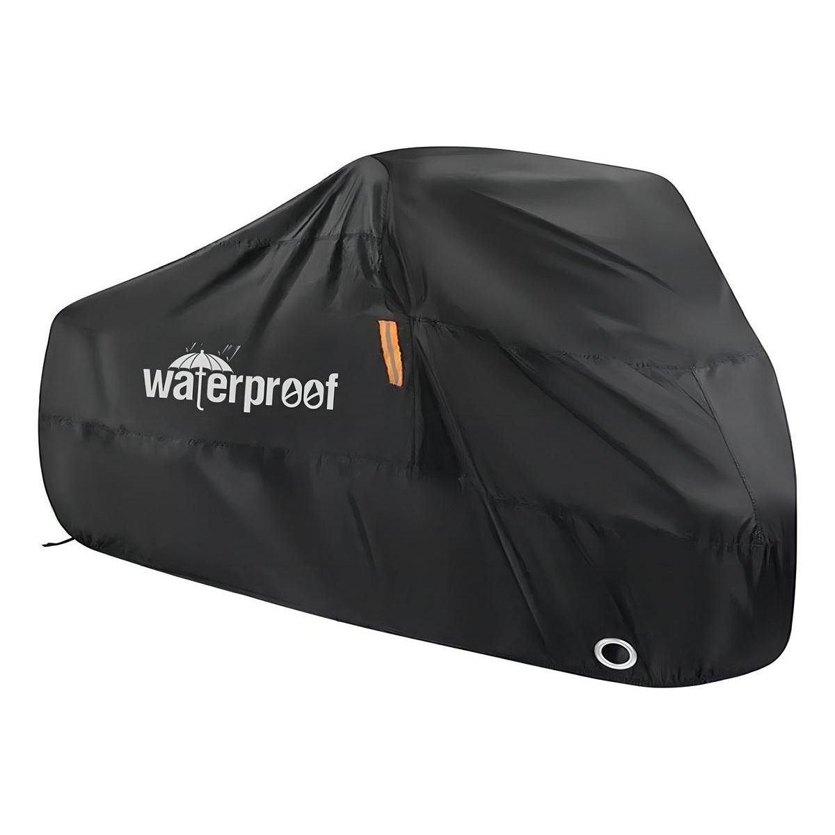 GENERICO - Funda Impermeable para Moto 125 x 255 cm Color Negro