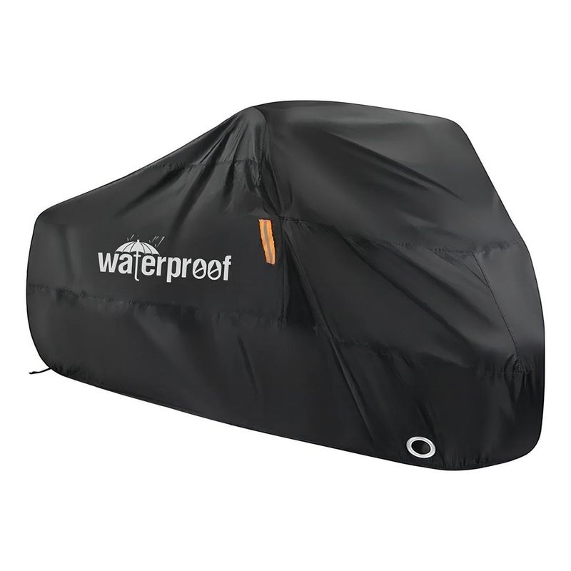 GENERICO - Funda Impermeable para Moto 125 x 255 cm Color Negro