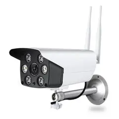 GENERICO - Cámara IP Inalámbrica Exterior 1080P con Soporte y Visión Nocturna