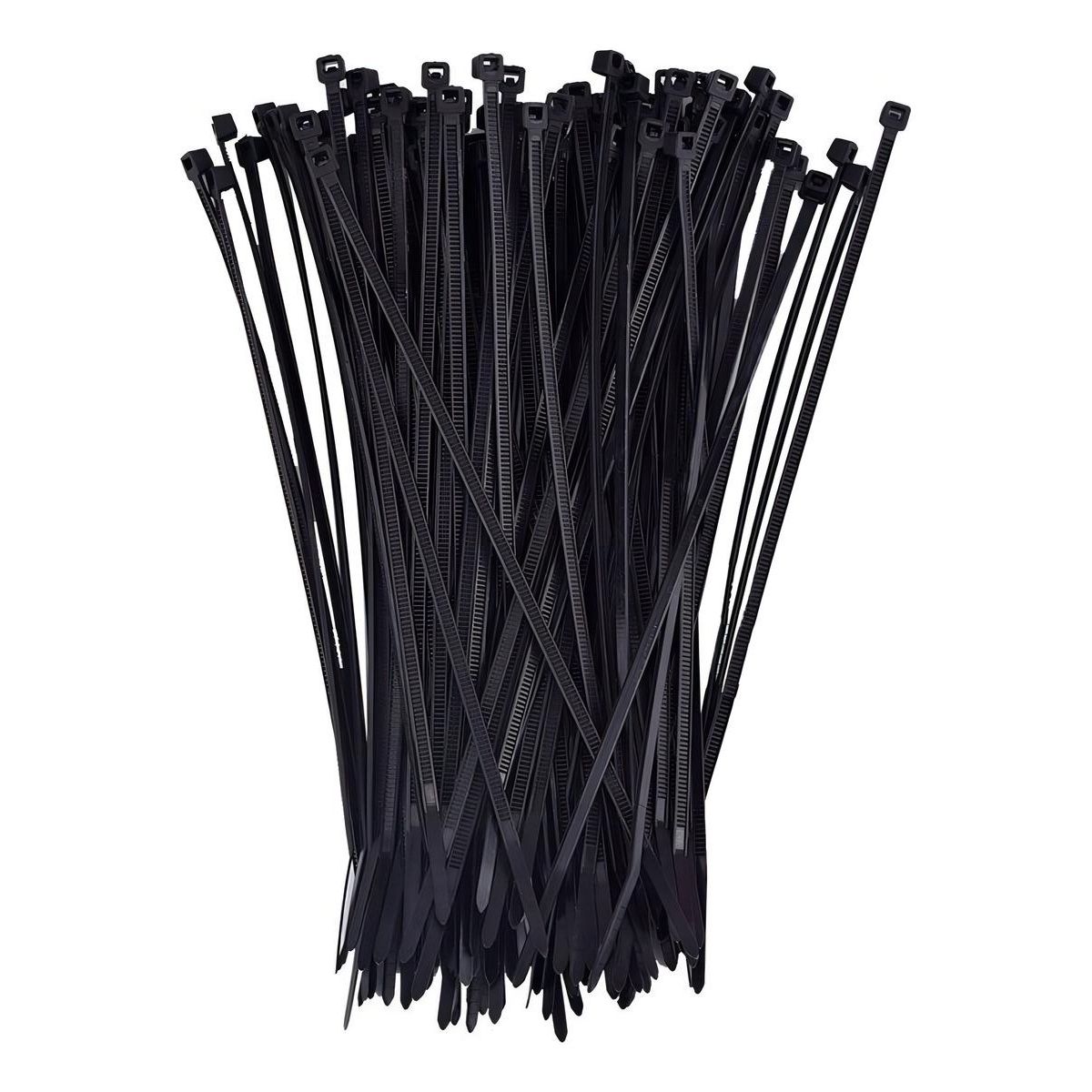 GENERICO - Amarras Plásticas Multiusos Nylon 100 Unidades 5x400mm