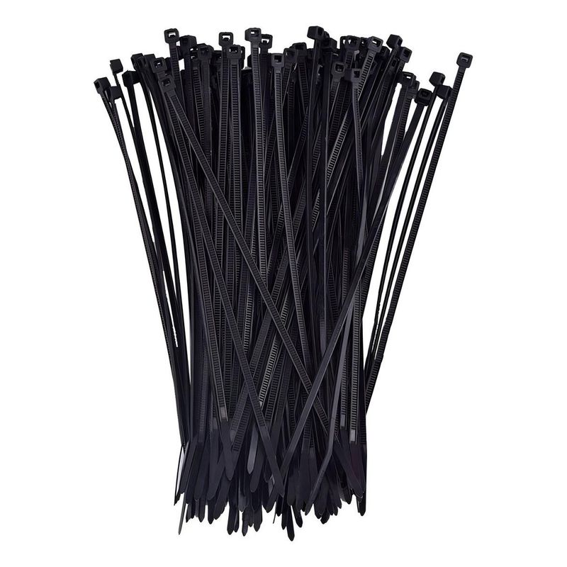 GENERICO - Amarras Plásticas Multiusos Nylon 100 Unidades 5x400mm
