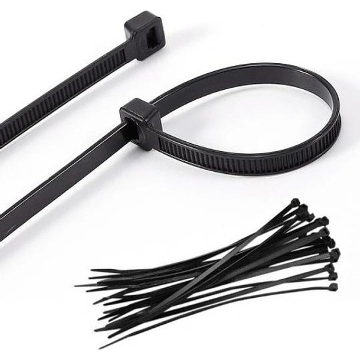 GENERICO - Amarras Plásticas Multiusos Nylon 100 Unidades 5x400mm