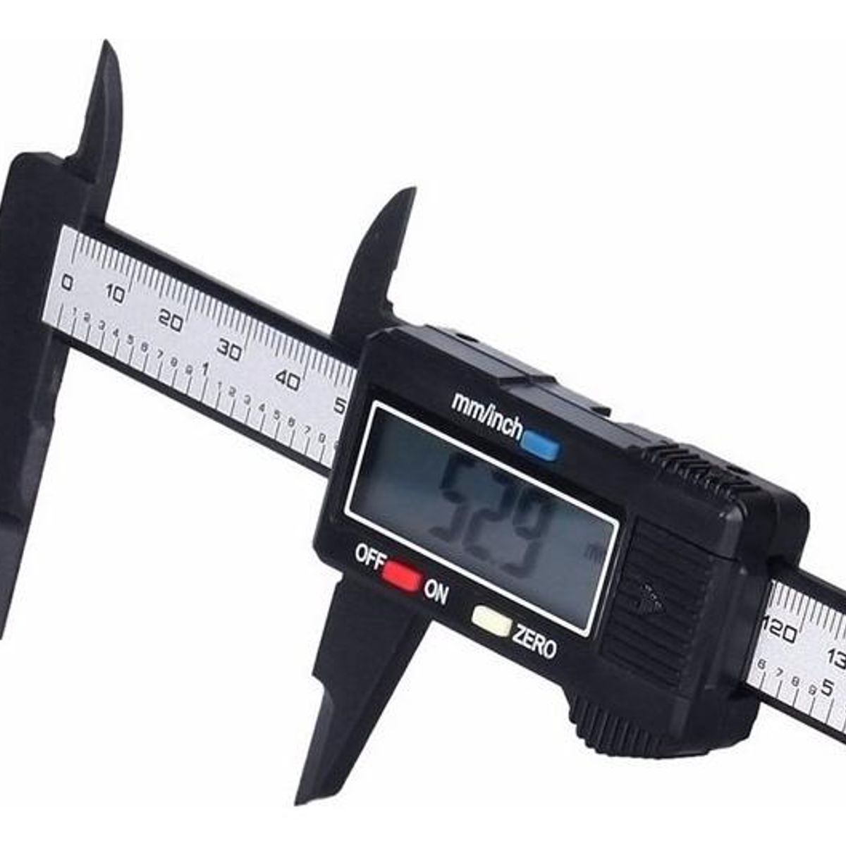 GENERICO - Calibrador Digital de Fibra de Carbono 150mm