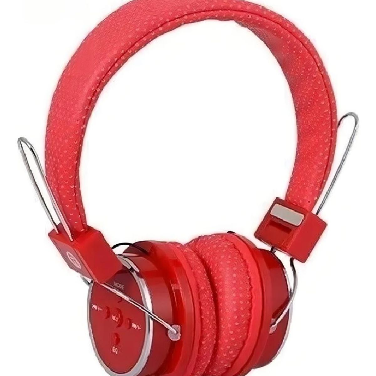 GENERICO - Auriculares Bluetooth con MP3 y FM Color Rojo