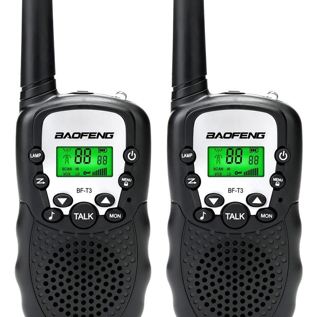 GENERICO - Walkie Talkie Baofeng BF-T3 Color Negro 22 Canales
