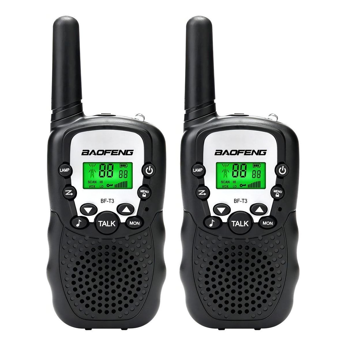 GENERICO - Walkie Talkie Baofeng BF-T3 Color Negro 22 Canales