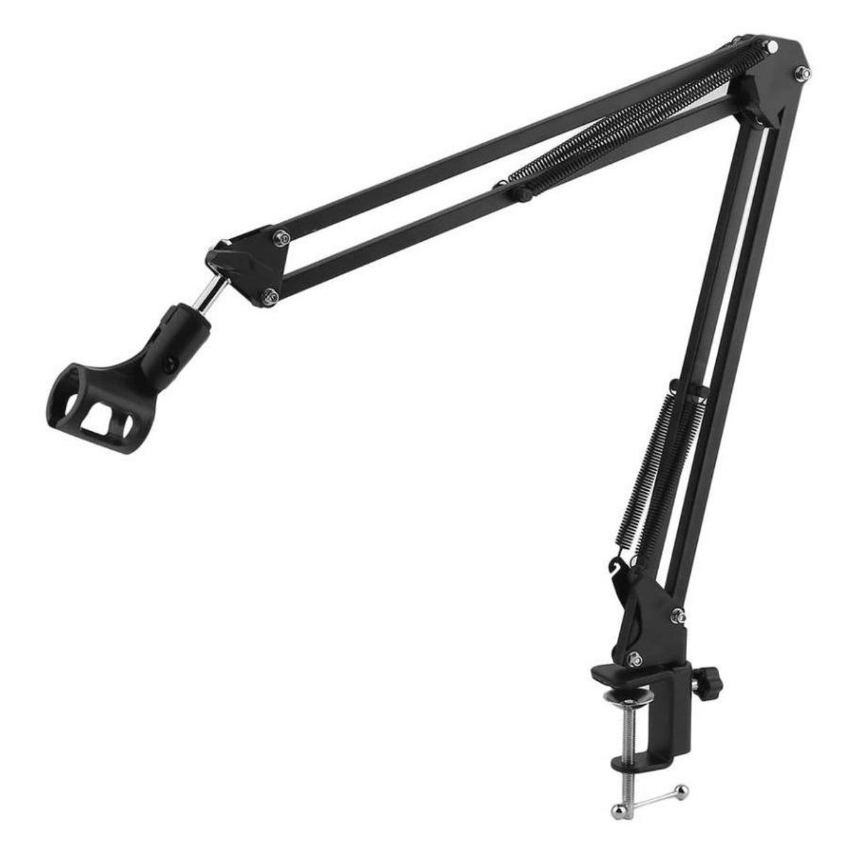 GENERICO - Soporte de Micrófono Ajustable Plegable Color Negro