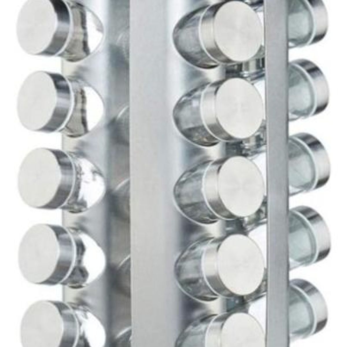 GENERICO - Set Condimentero Giratorio de Acero Inoxidable 16 Pcs
