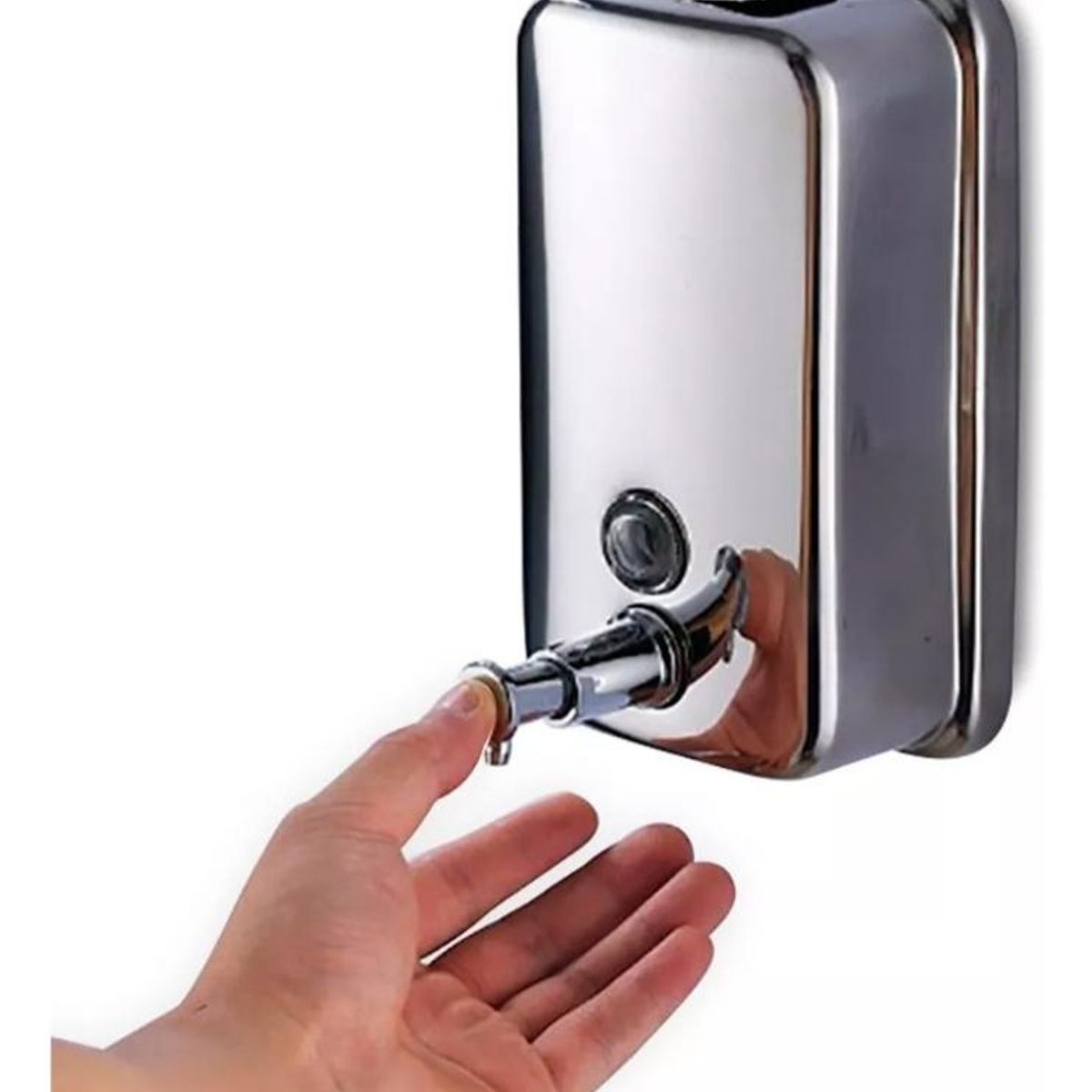 GENERICO - Dispensador de Jabón en Acero Inoxidable 800ml.