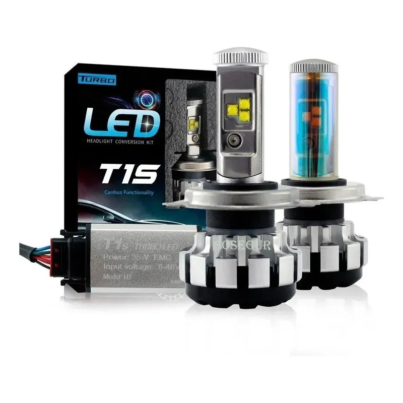 GENERICO - Kit de Ampolletas Turboled T1s H4 con 4000 Lúmenes