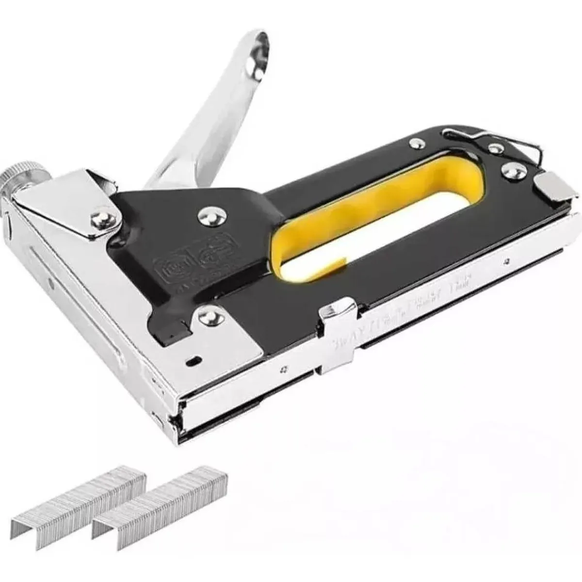 GENERICO - Grapadora Manual de Metal para Tapicería y 600 Corchetes