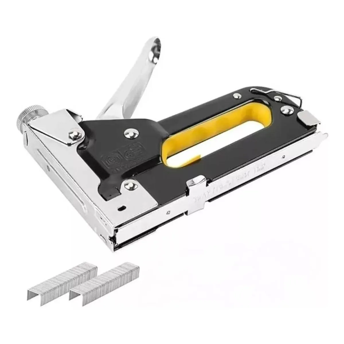 GENERICO - Grapadora Manual de Metal para Tapicería y 600 Corchetes