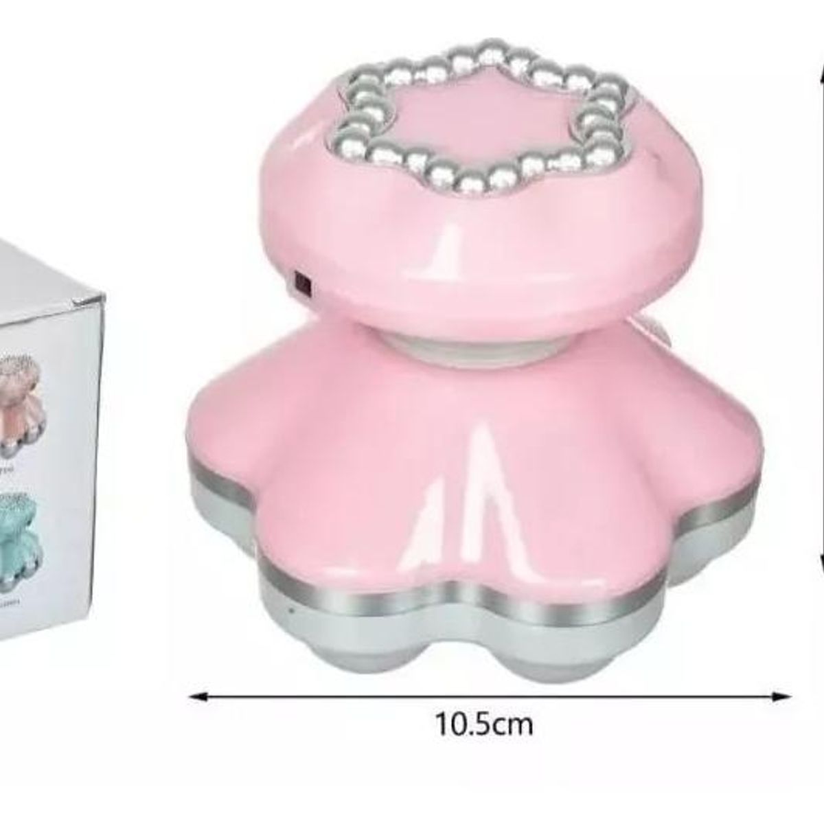 GENERICO - Mini Masajeador Eléctrico Recargable Portátil con Vibración