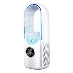 GENERICO - Ventilador de Mesa Sin Aspas USB 3 en 1 6 Velocidades