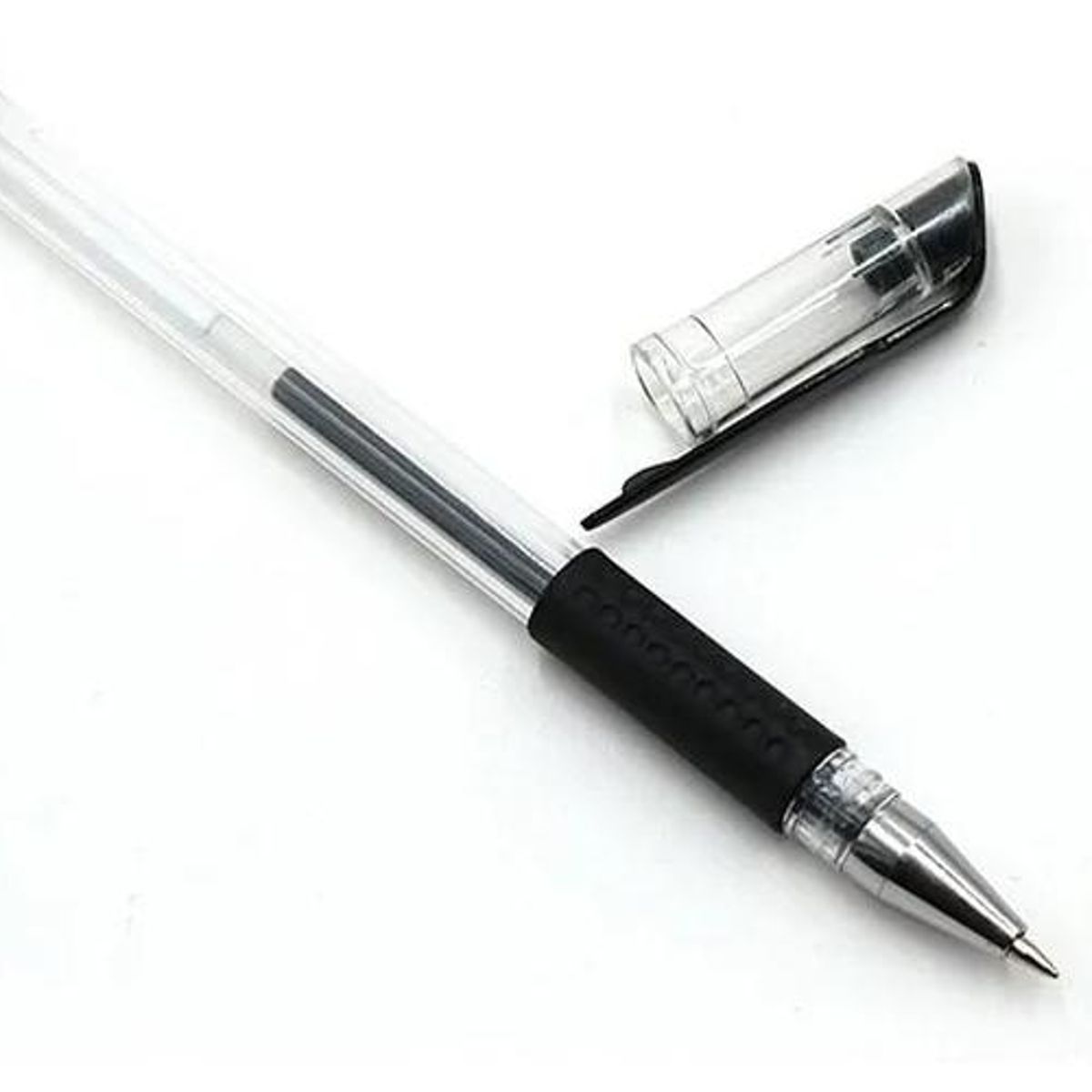 GENERICO - Pack de 12 Bolígrafos Gel 05 mm Tinta Negra