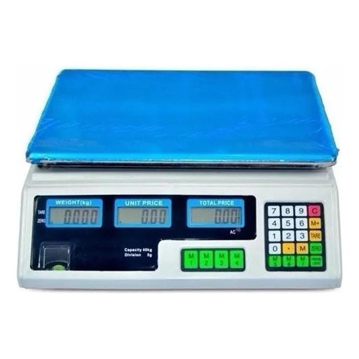 GENERICO - Balanza Digital de Sobremesa 40kg con Función de Memoria