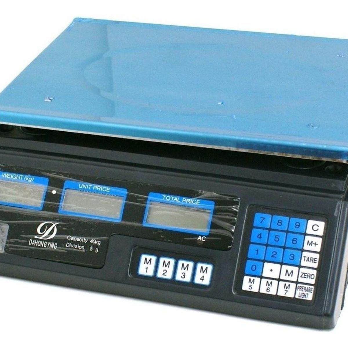 GENERICO - Balanza Digital de Sobremesa 40kg con Función de Memoria