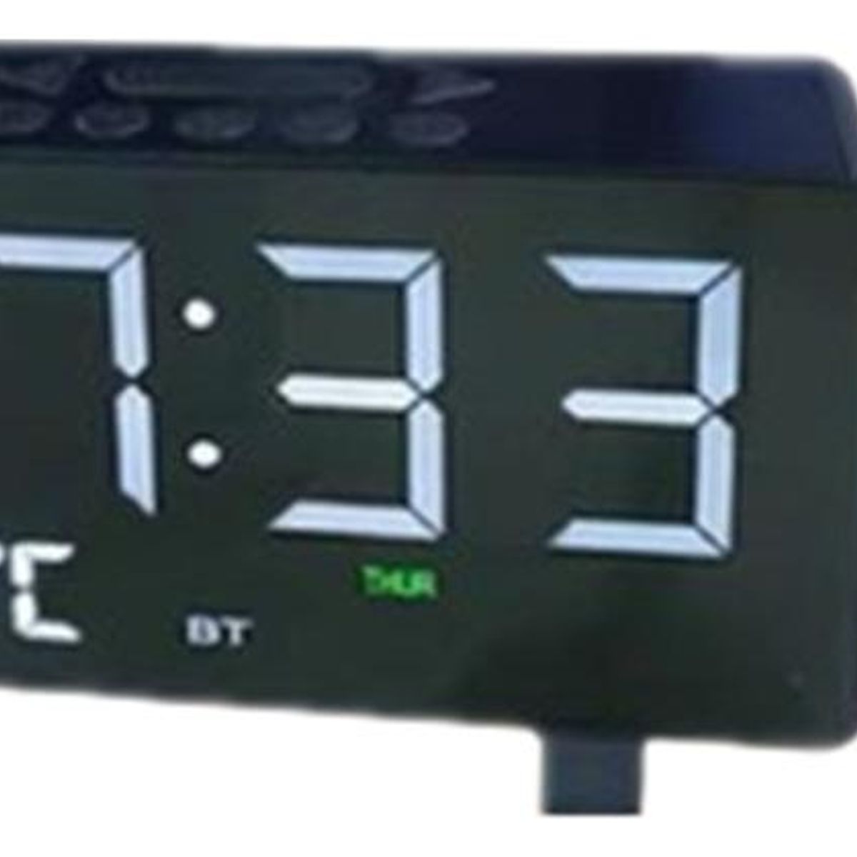 GENERICO - Reloj Despertador LED con Proyector y Control Móvil