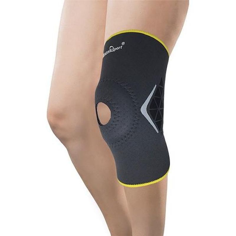 GENERICO - Rodillera Compresiva Deportiva Blunding Talla L Plateada